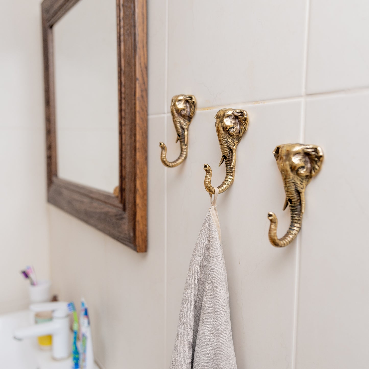 Handmade Wall Hook "Elephant"