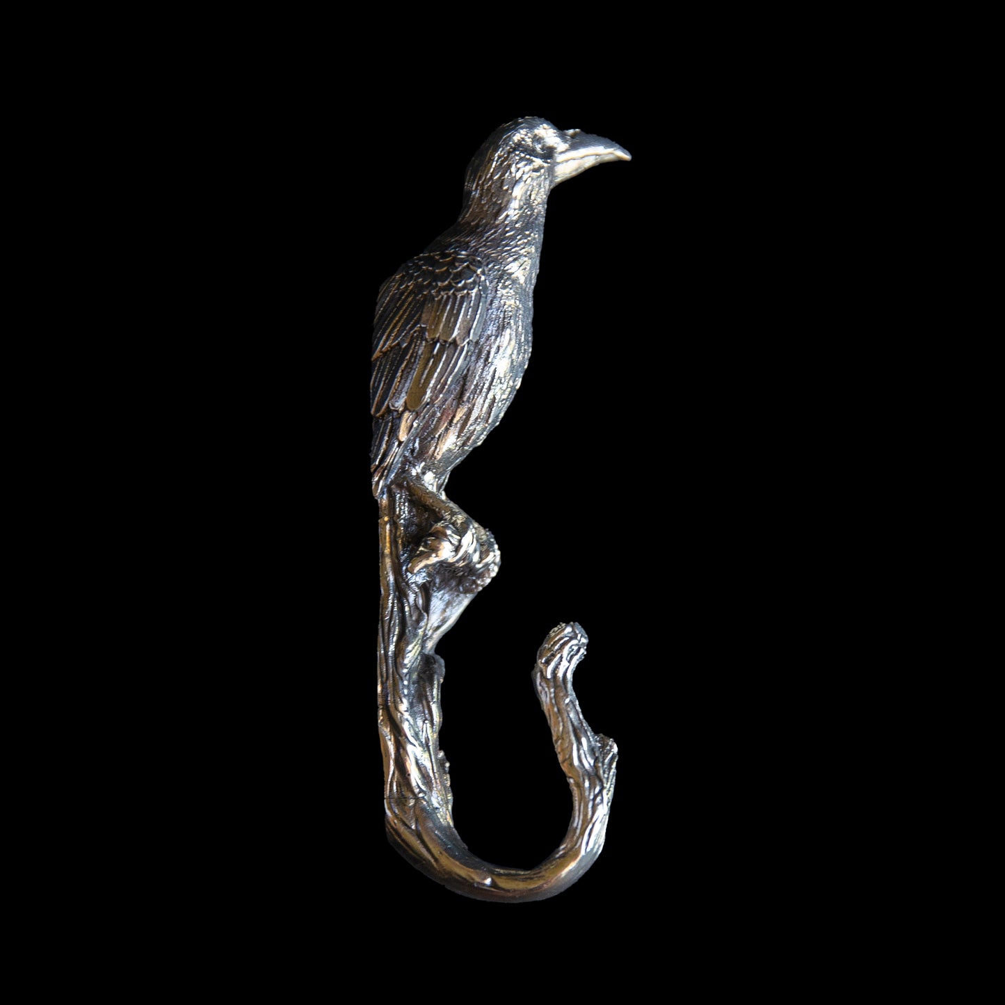 Handmade Wall Hook "Raven"