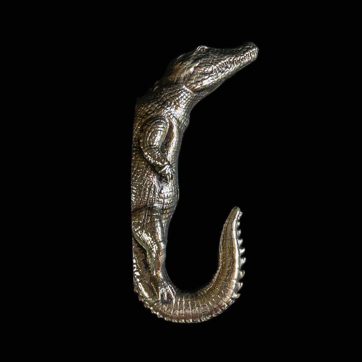 Handmade Wall Hook "Crocodile"