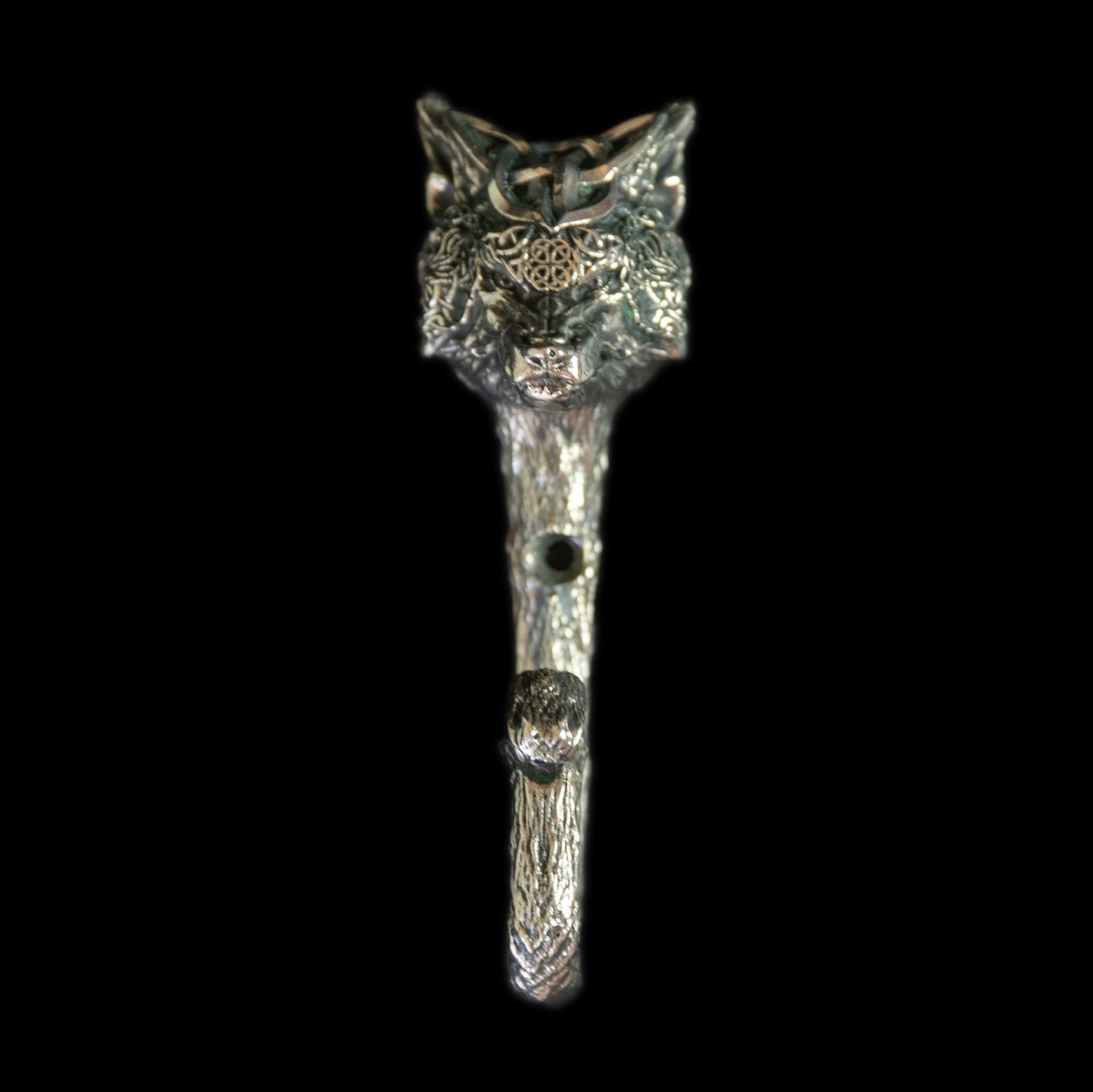 Handmade Wall Hook "Wolf (Scandinavian Style)"