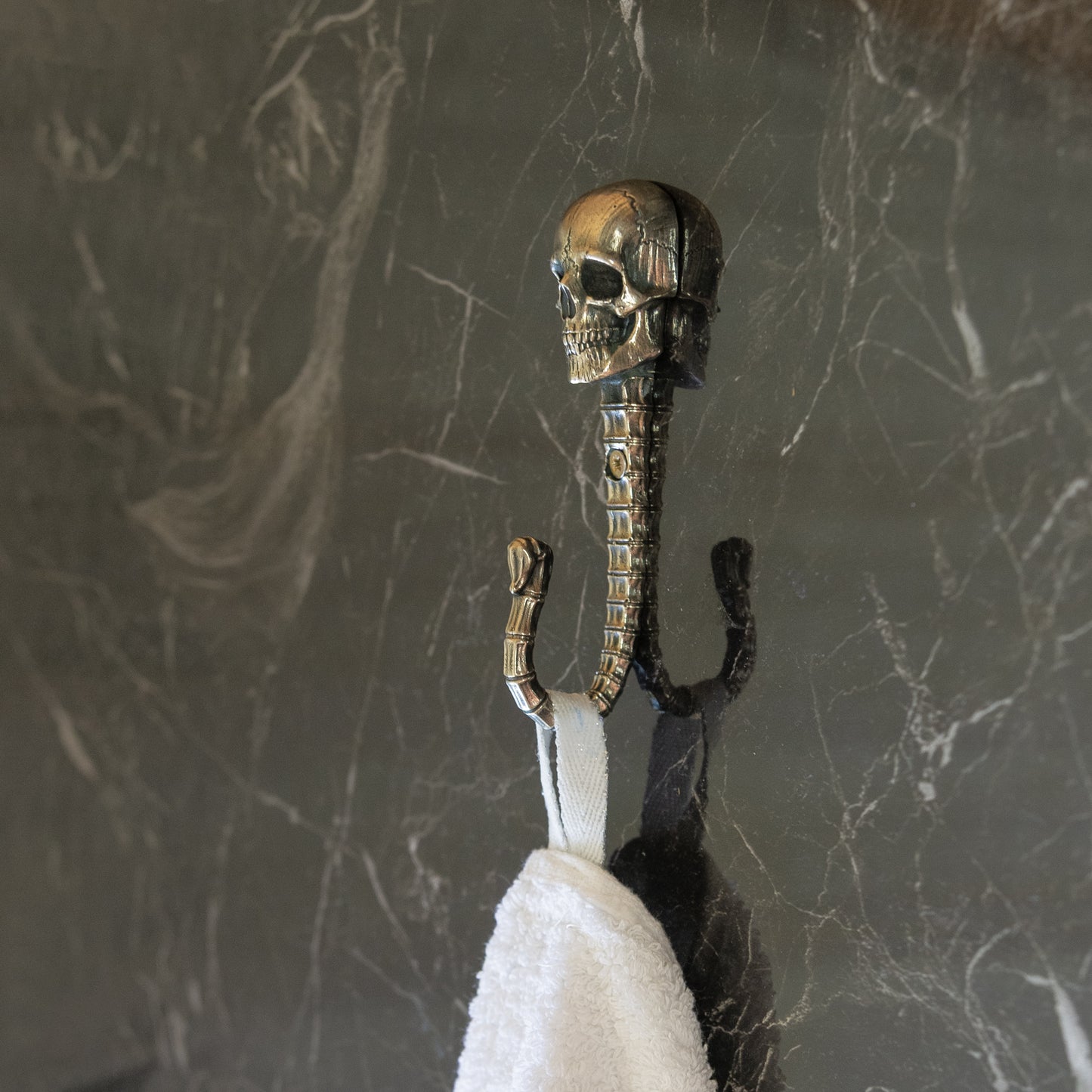 Handmade Wall Hook "Skull"