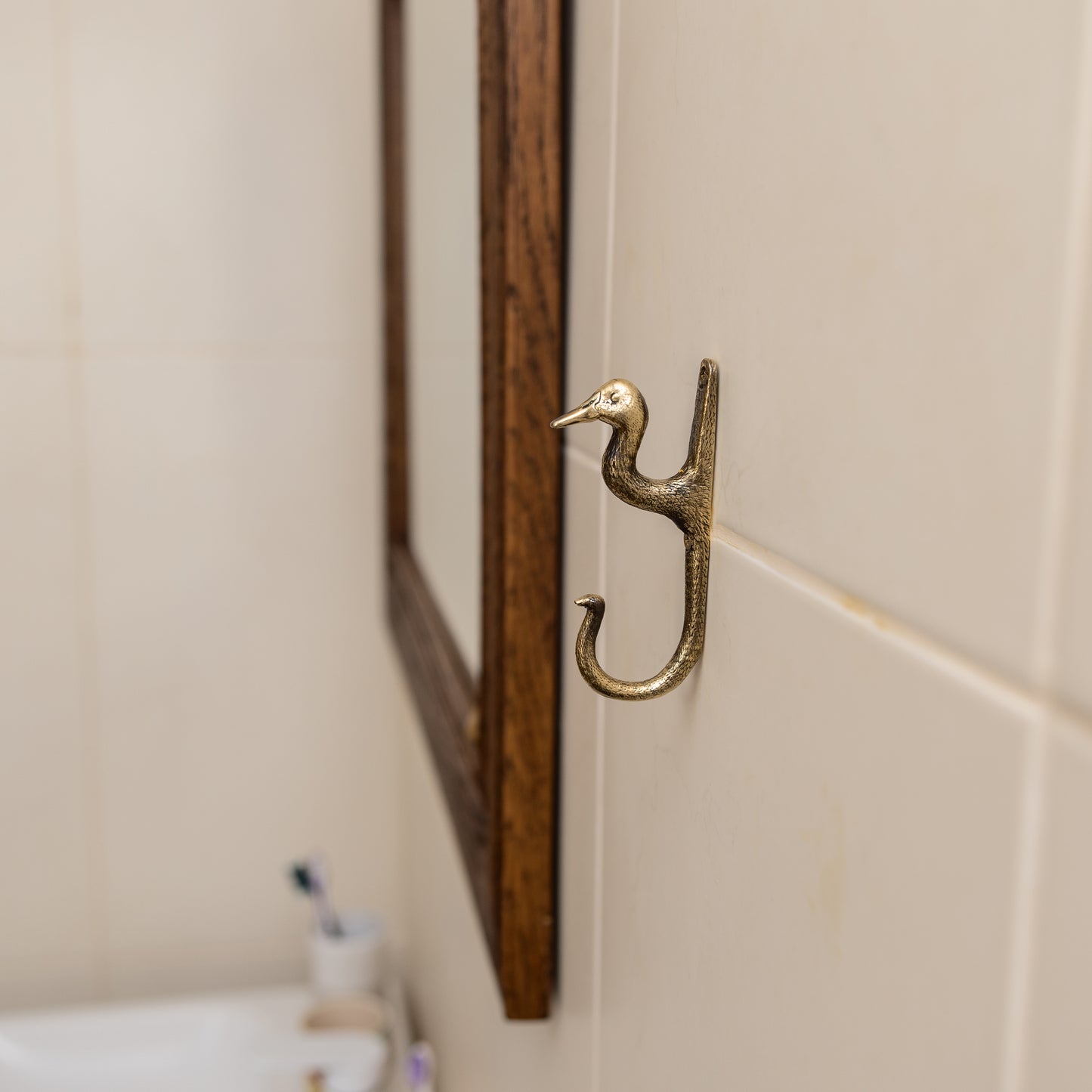Handmade Wall Hook "Goose"