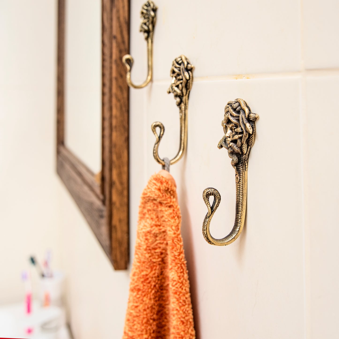 Handmade Wall Hook "Medusa"