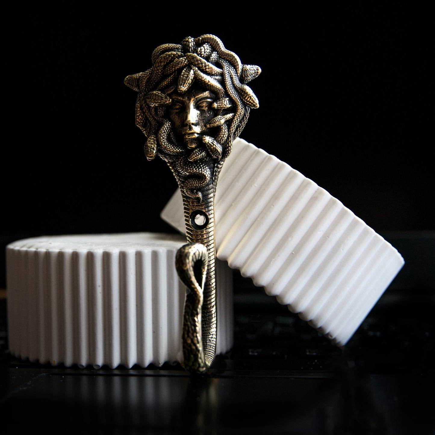 Handmade Wall Hook "Medusa"