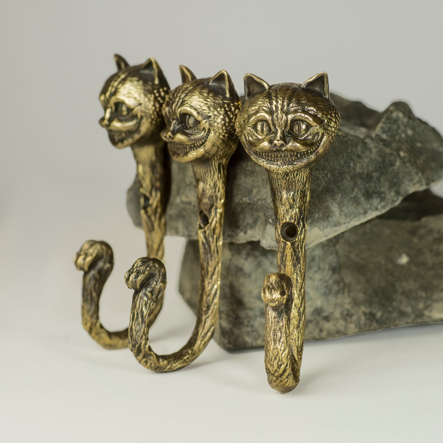 Handmade Wall Hook "Cheshire Cat"