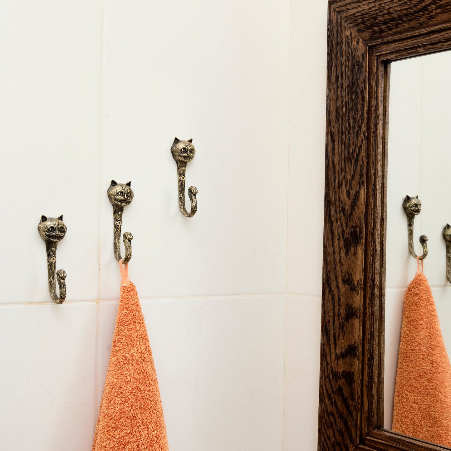 Handmade Wall Hook "Cheshire Cat"