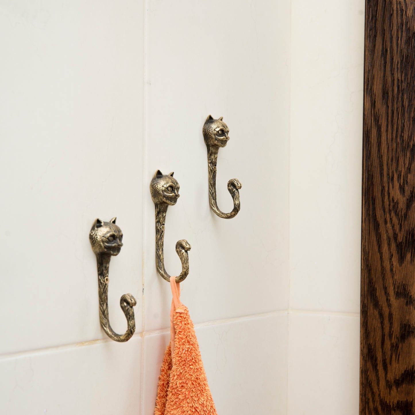 Handmade Wall Hook "Cheshire Cat"