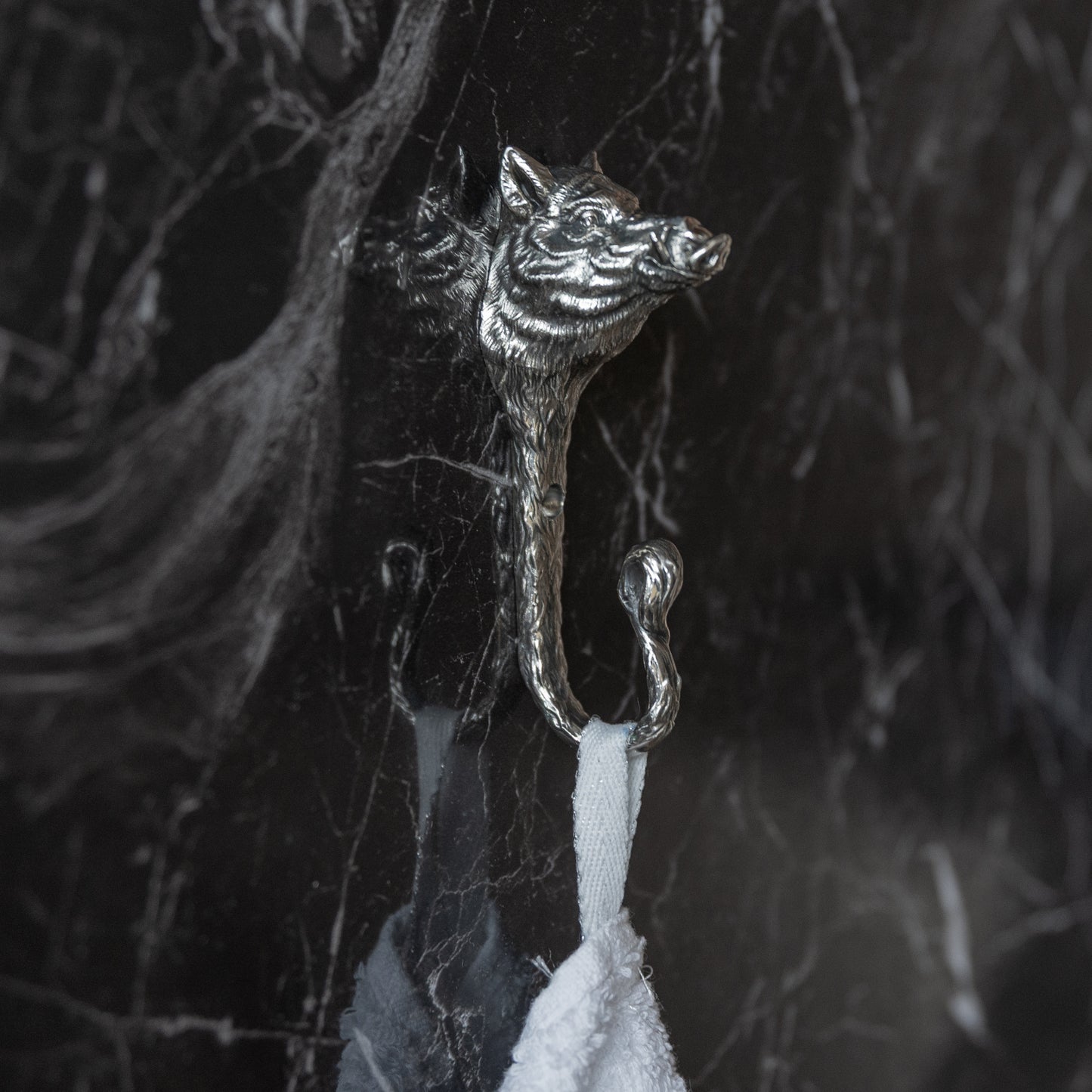 Handmade Wall Hook "Wild Boar"