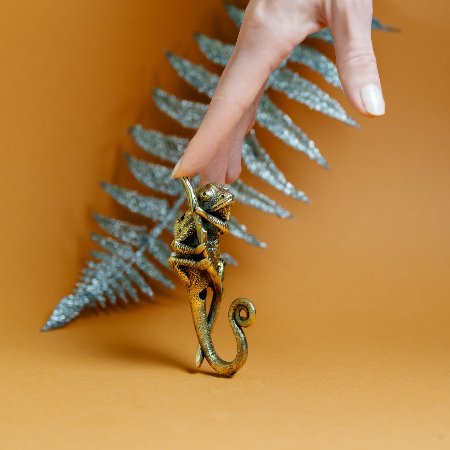 Handmade Wall Hook "Chameleon"