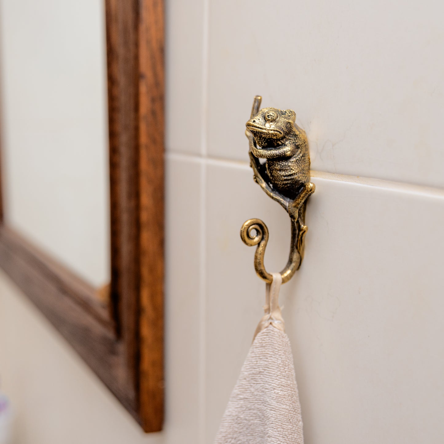 Handmade Wall Hook "Chameleon"