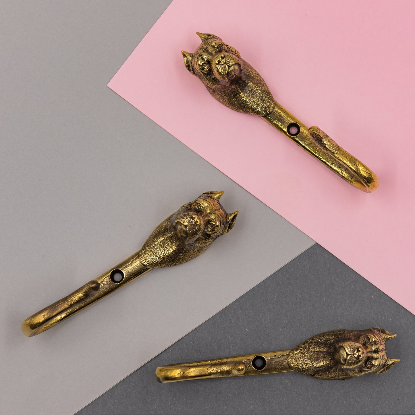 Handmade Wall Hook "American Staffordshire Terrier"