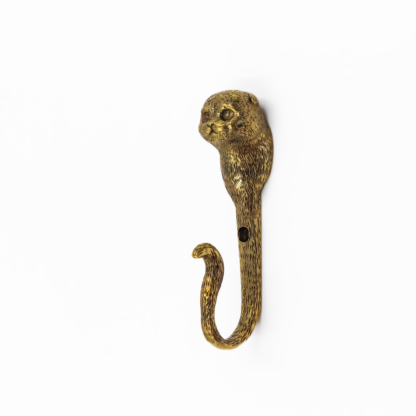 Handmade Wall Hook "Scottish Fold Cat"
