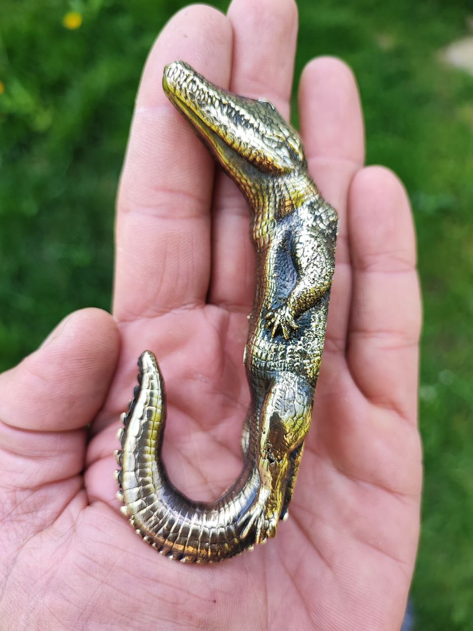Handmade Wall Hook "Crocodile"