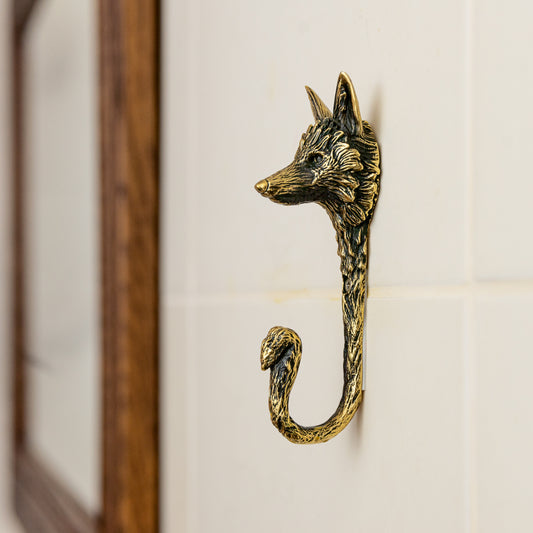 Handmade Wall Hook "Fox"