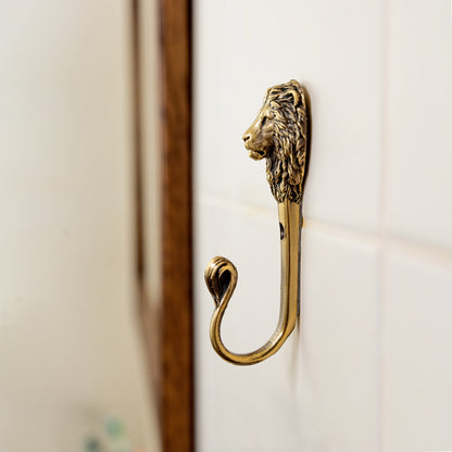 Handmade Wall Hook "Lion"