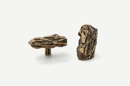 Furniture Handle "Tree bark" (rectangular shape)