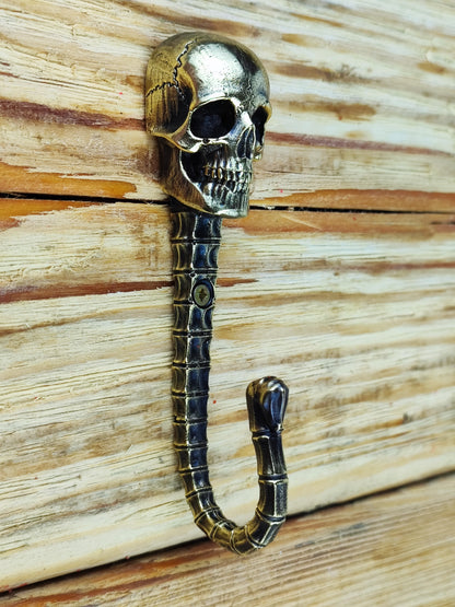 Handmade Wall Hook "Skull"