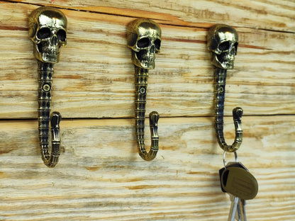 Handmade Wall Hook "Skull"