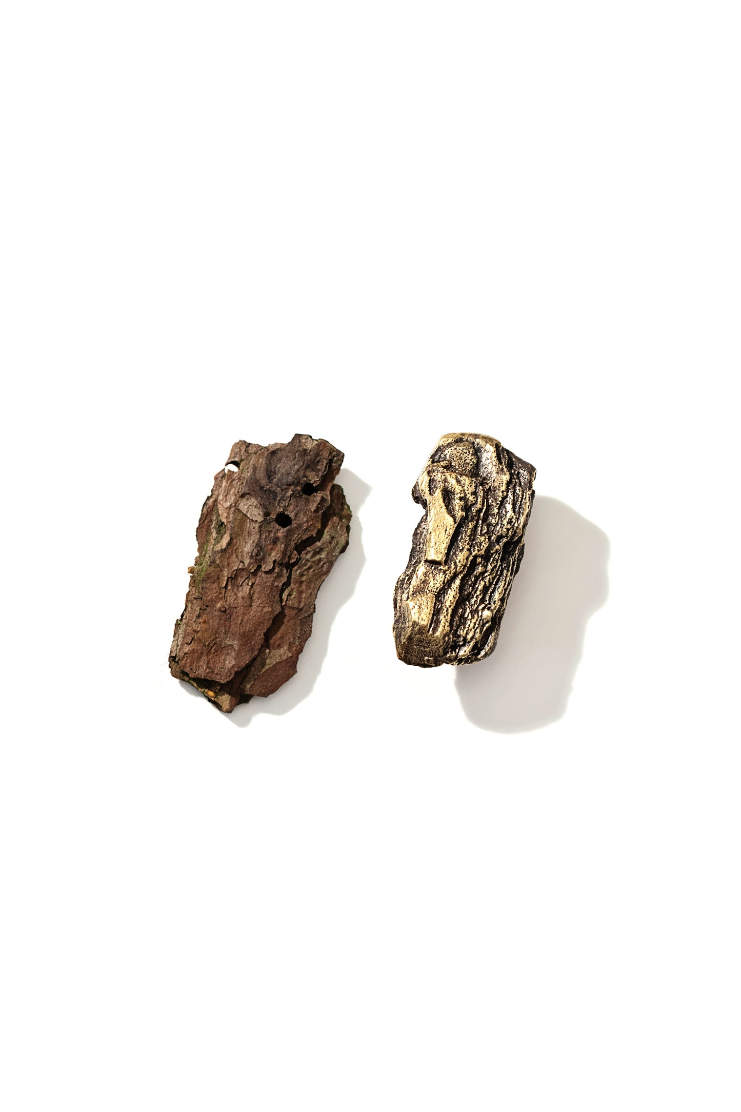 Furniture Handle "Tree bark" (rectangular shape)