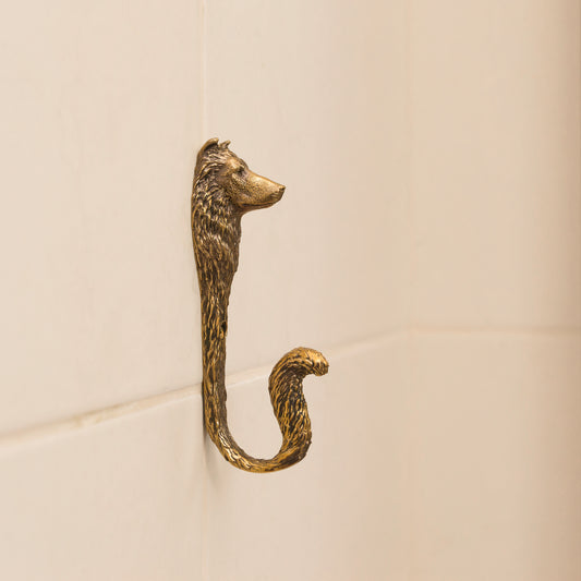 Handmade Wall Hook "Collie"