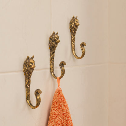 Handmade Wall Hook "Maine Coon"