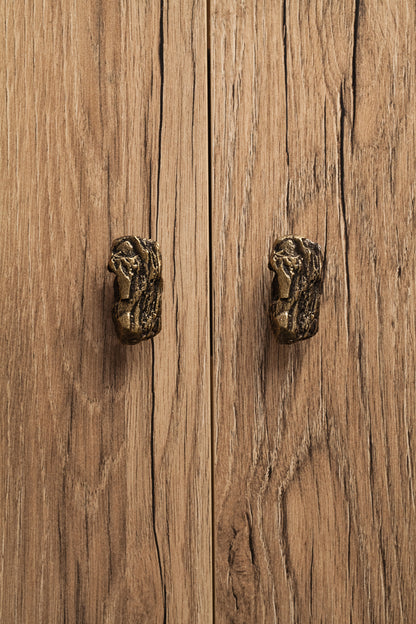 Furniture Handle "Tree bark" (rectangular shape)