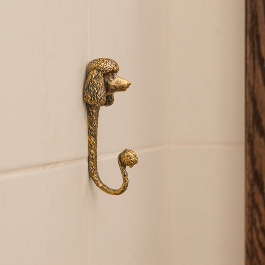 Handmade Wall Hook "Poodle"