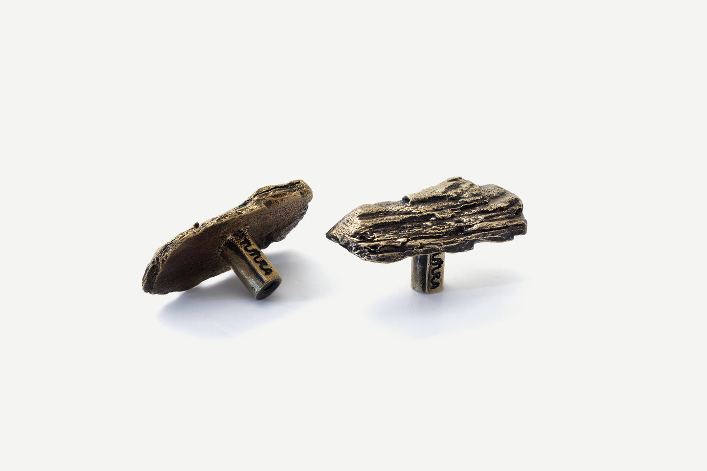 Furniture Handle "Tree bark" (rectangular shape)