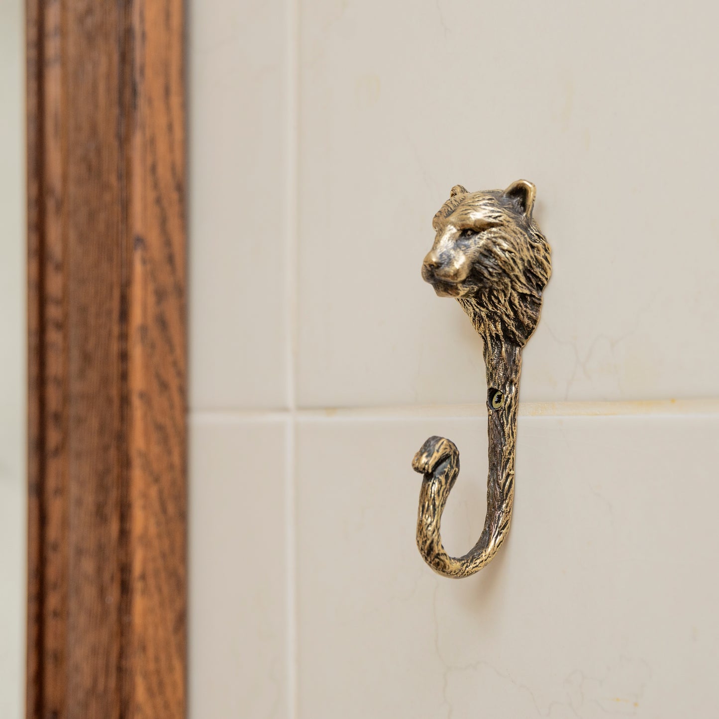 Handmade Wall Hook "Tiger"