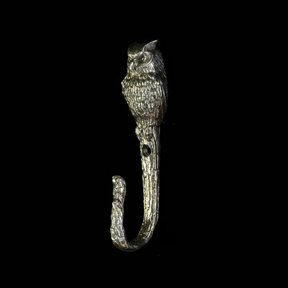 Handmade Wall Hook "Owl (whole)"