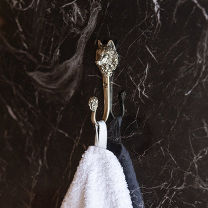 Handmade Wall Hook "Wolf"