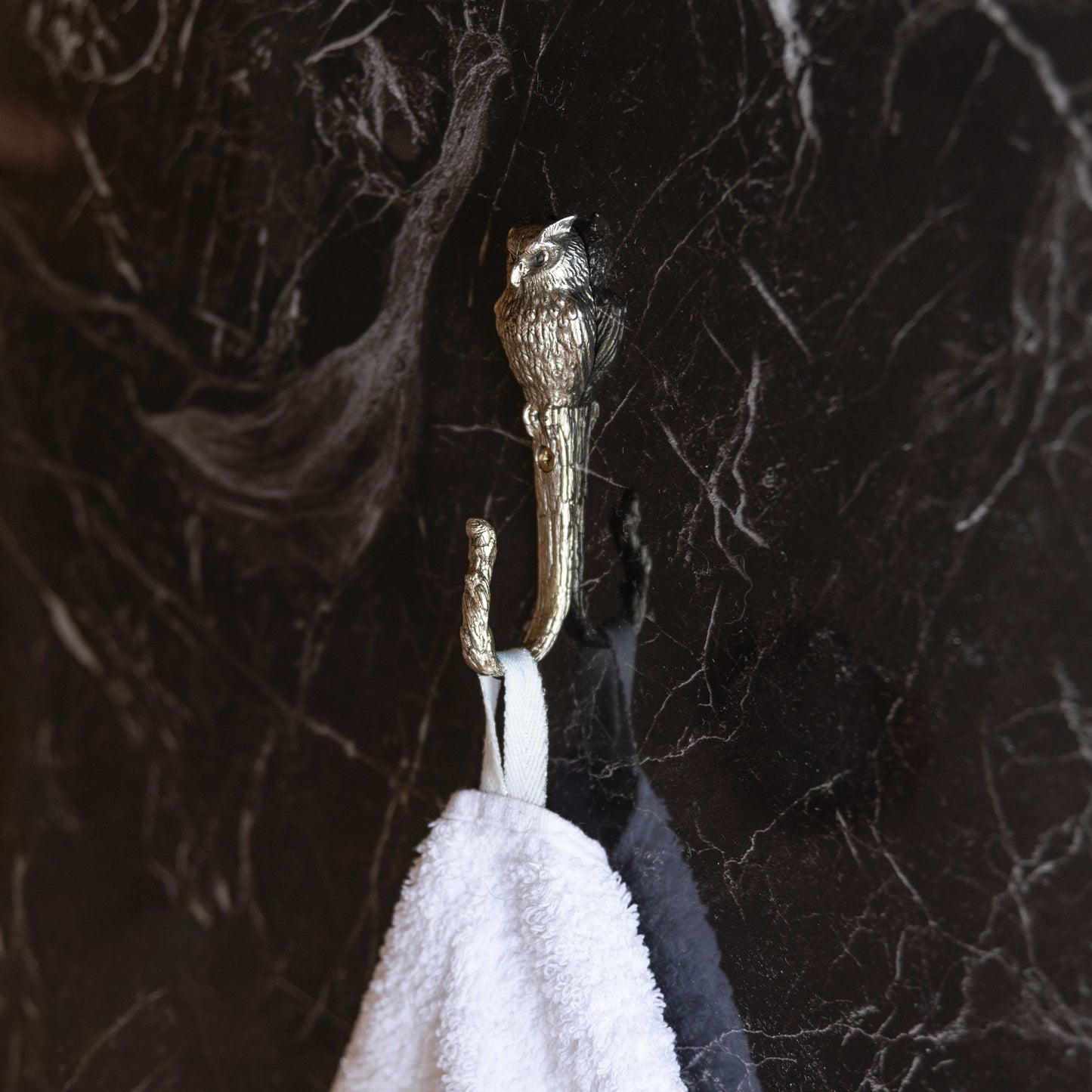 Handmade Wall Hook "Owl (whole)"