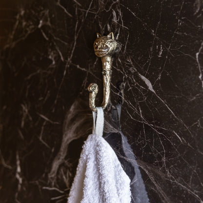 Handmade Wall Hook "Cheshire Cat"
