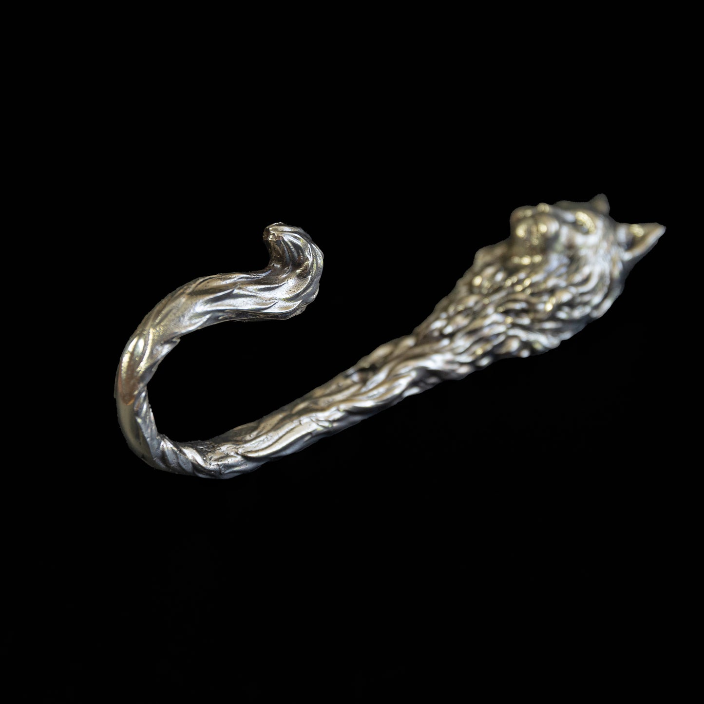 Handmade Wall Hook "Maine Coon Cat"