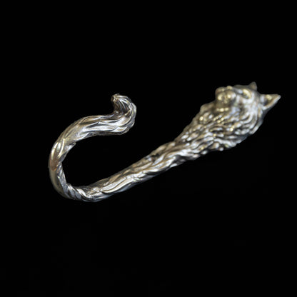 Handmade Wall Hook "Maine Coon Cat"