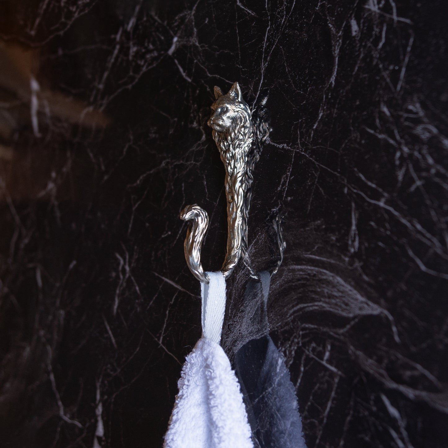 Handmade Wall Hook "Maine Coon Cat"
