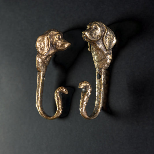 Handmade Wall Hook "Beagle Dog"