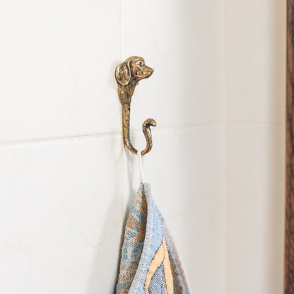 Handmade Wall Hook "Beagle Dog"