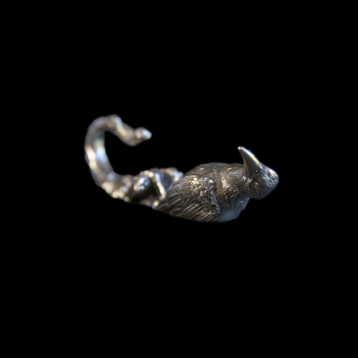 Handmade Wall Hook "Raven"