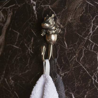Handmade Wall Hook "Hippo"