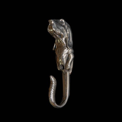 Handmade Wall Hook "Basset Hound Dog"