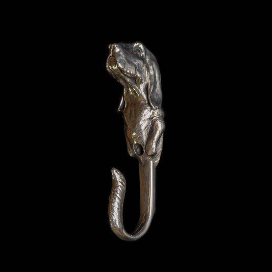 Handmade Wall Hook "Basset Hound Dog"