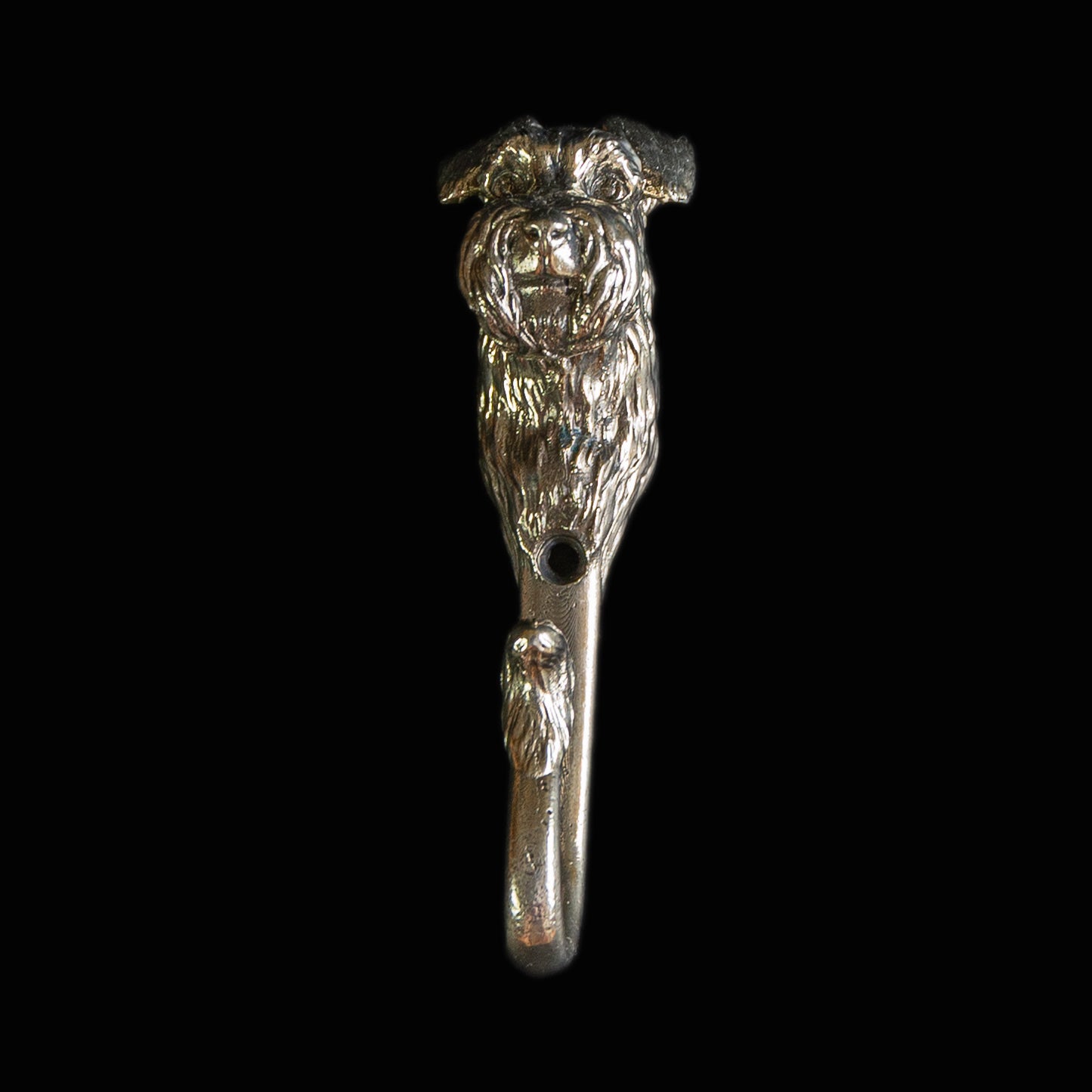 Handmade Wall Hook "Miniature Schnauzer Dog"