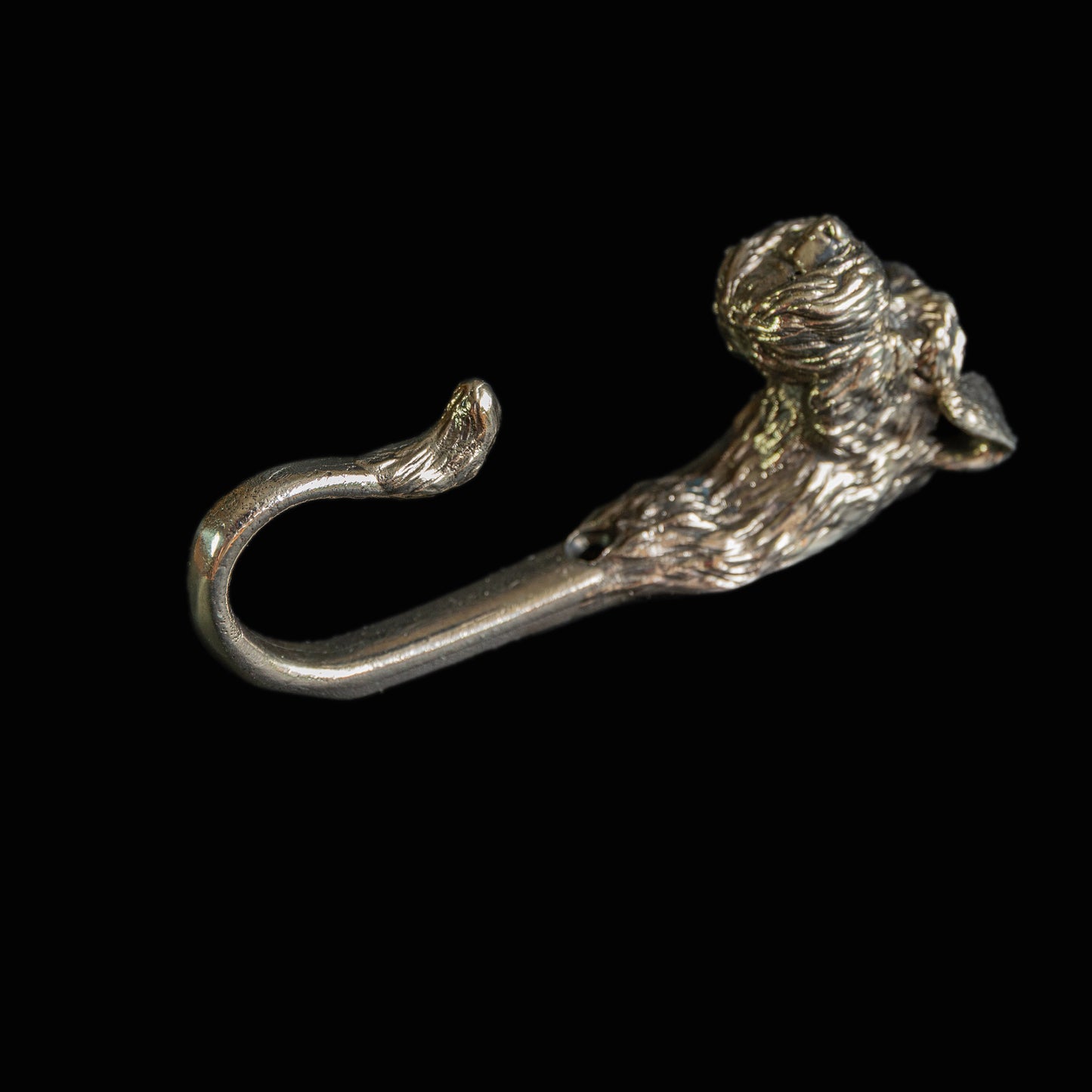 Handmade Wall Hook "Miniature Schnauzer Dog"