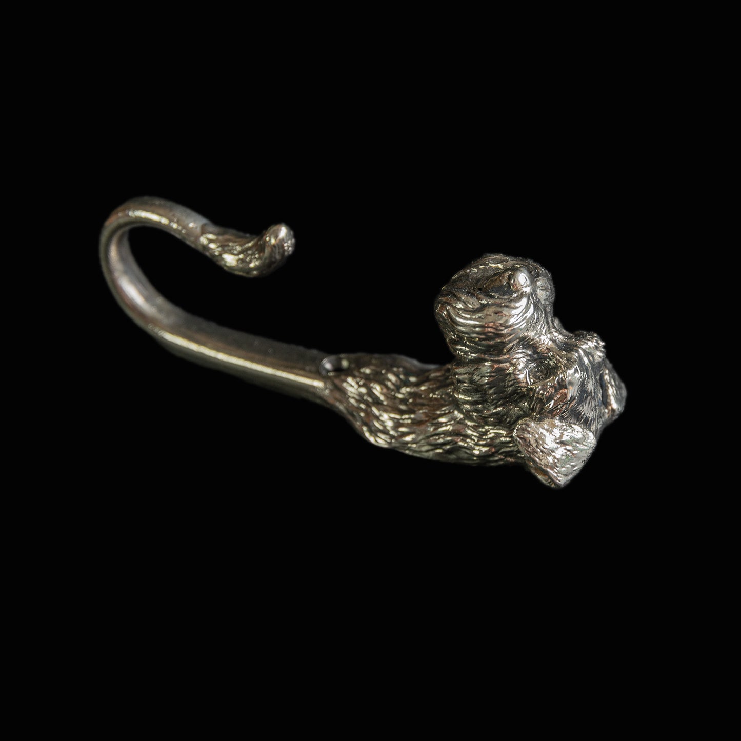 Handmade Wall Hook "Miniature Schnauzer Dog"