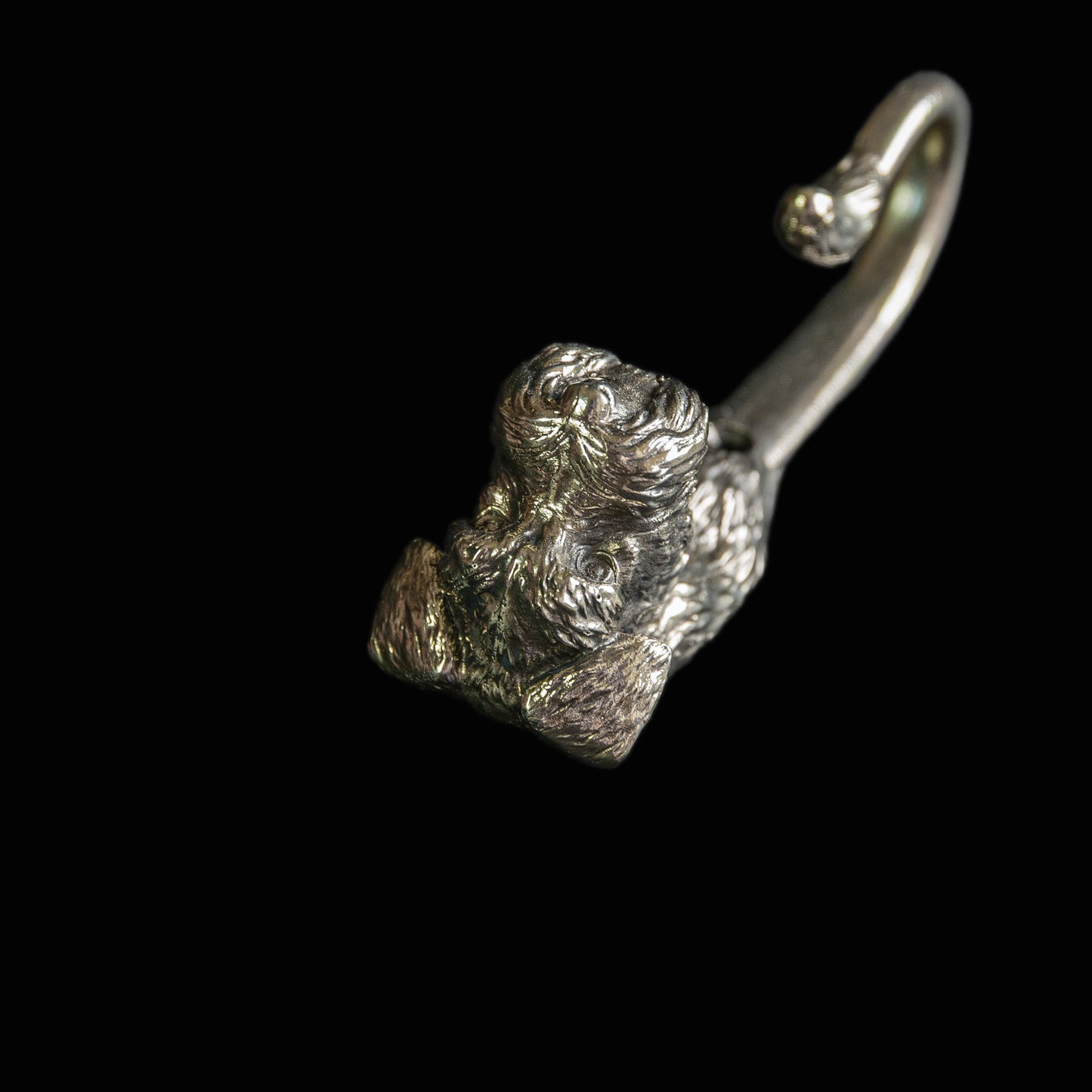 Handmade Wall Hook "Miniature Schnauzer Dog"