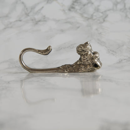 Handmade Wall Hook "Miniature Schnauzer Dog"