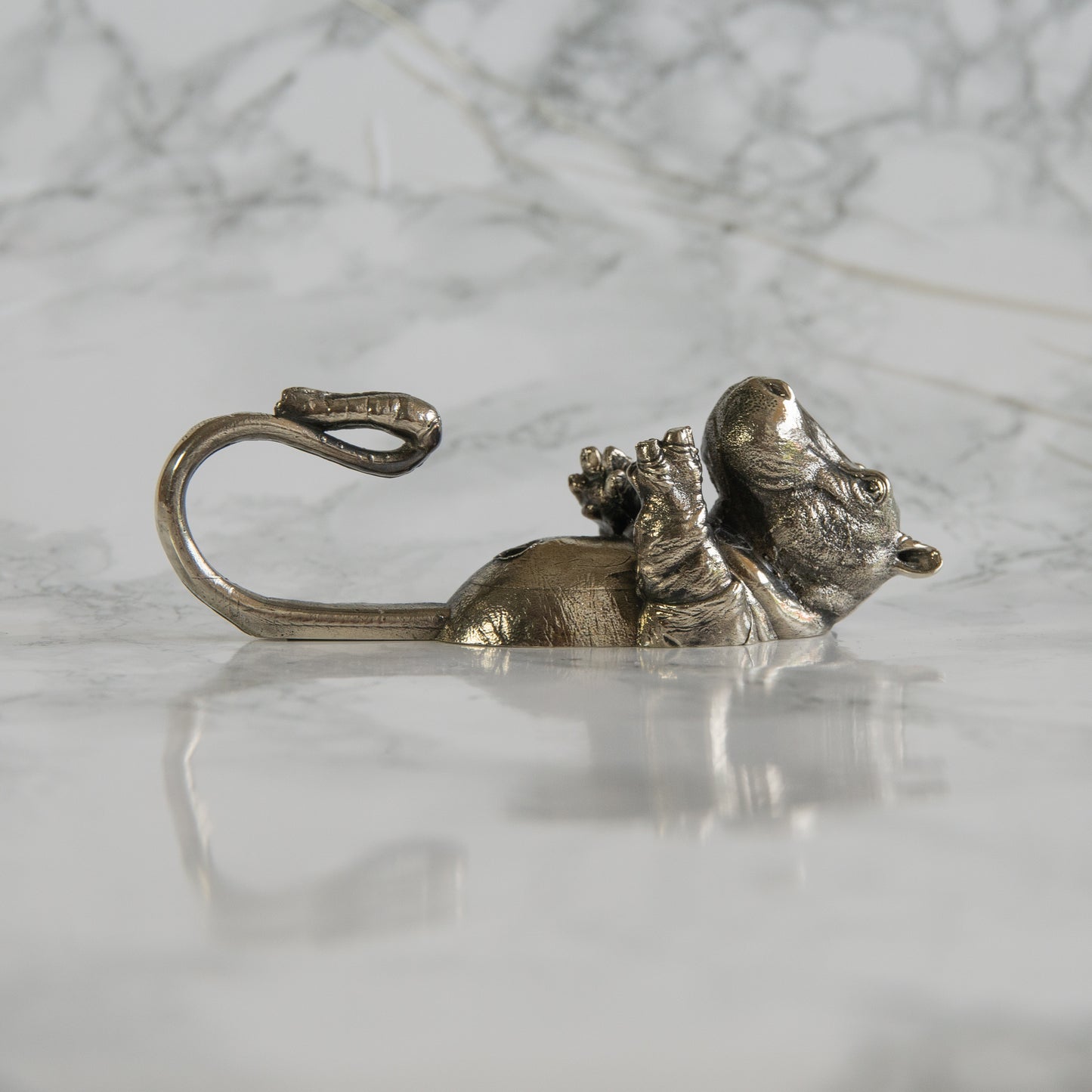 Handmade Wall Hook "Hippo"