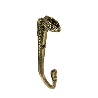 Handmade Brass Wall Hook "Snake"