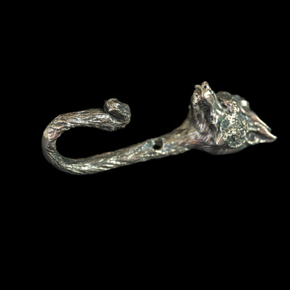 Handmade Wall Hook "Wolf (Scandinavian Style)"